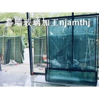 钢化玻璃门加工安装